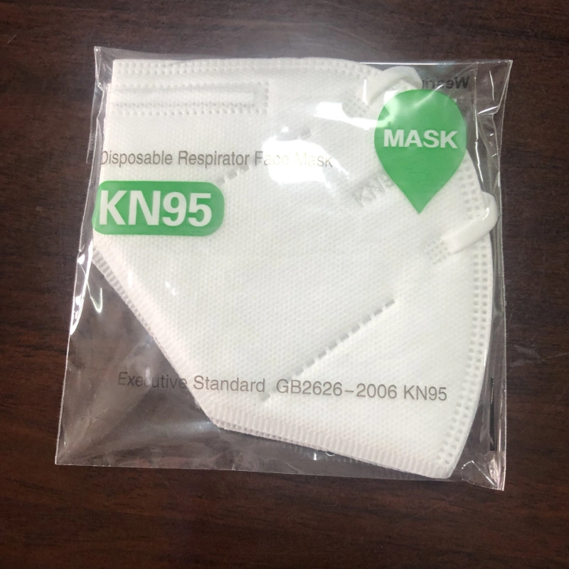 Disposable Breathableadult KN95 GB2626 Folded Face Mask