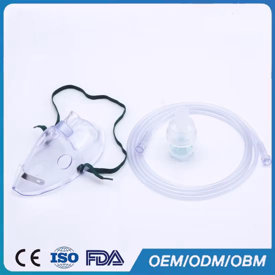 使い捨て可能な工場医療外科病院PVC CE FDA ISO承認CPR酸素ネブライザーマスク