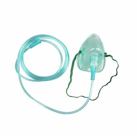Bm® 高品質使い捨て医療用 PVC 酸素マスク (チューブ付き) ISO13485 CE FDA